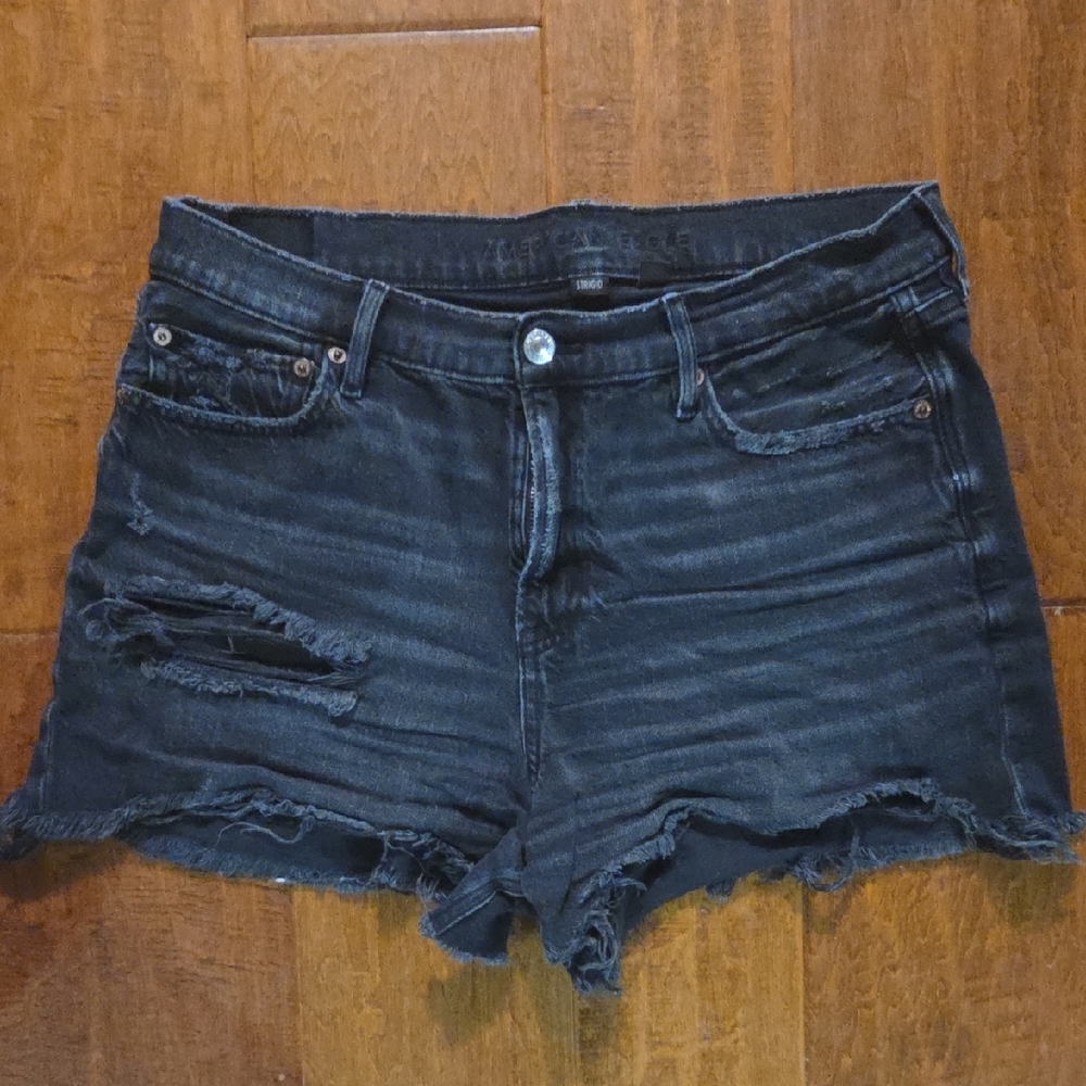 American Eagle Outfitters Dark Blue Jean Shorts